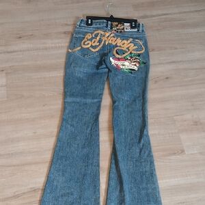 Ed Hardy Women's Blue Jeans